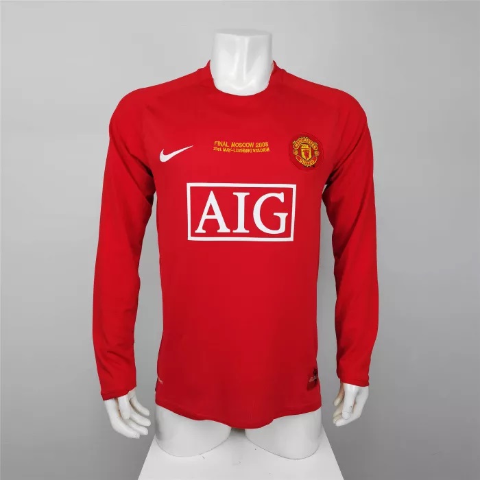 Man. Utd Away 07/08 Retro Long Sleeve Jersey – FPT Sportz LLC