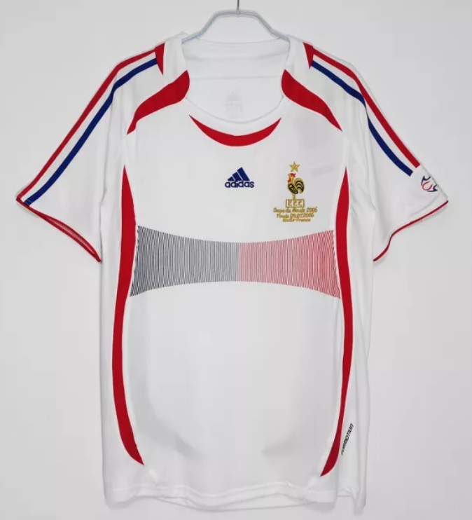 TangoSports France 2006 Away Retro Formotion Soccer Jersey L